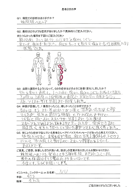 患者様の声(NU 様)
